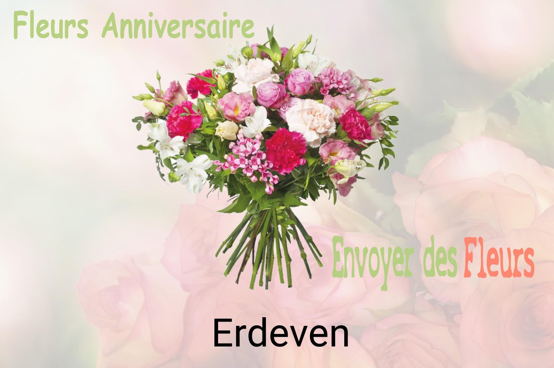 Bouquet de fleurs d’anniversaire livré à Erdeven
